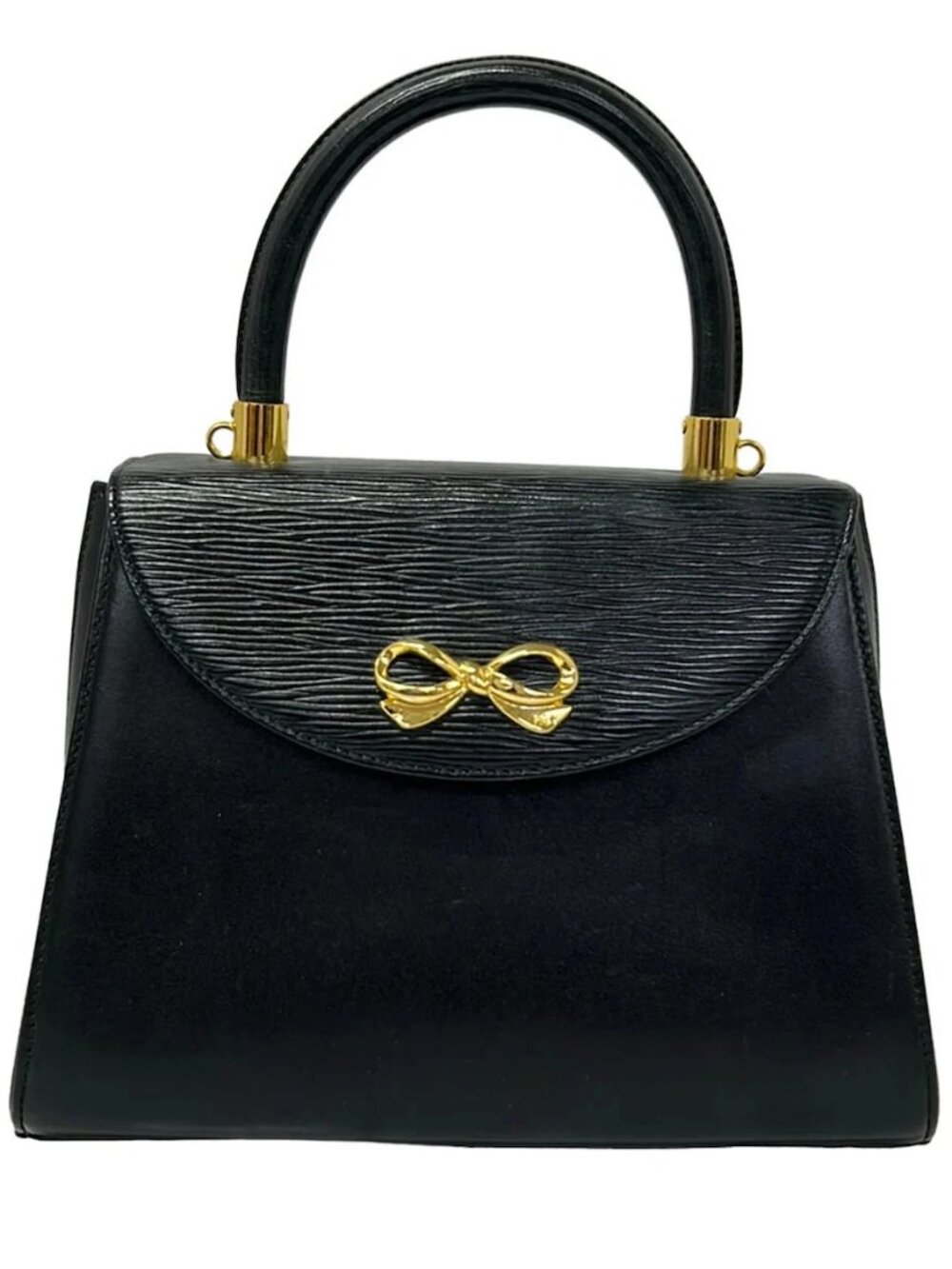 HANAE MORI Black Leather Handbag